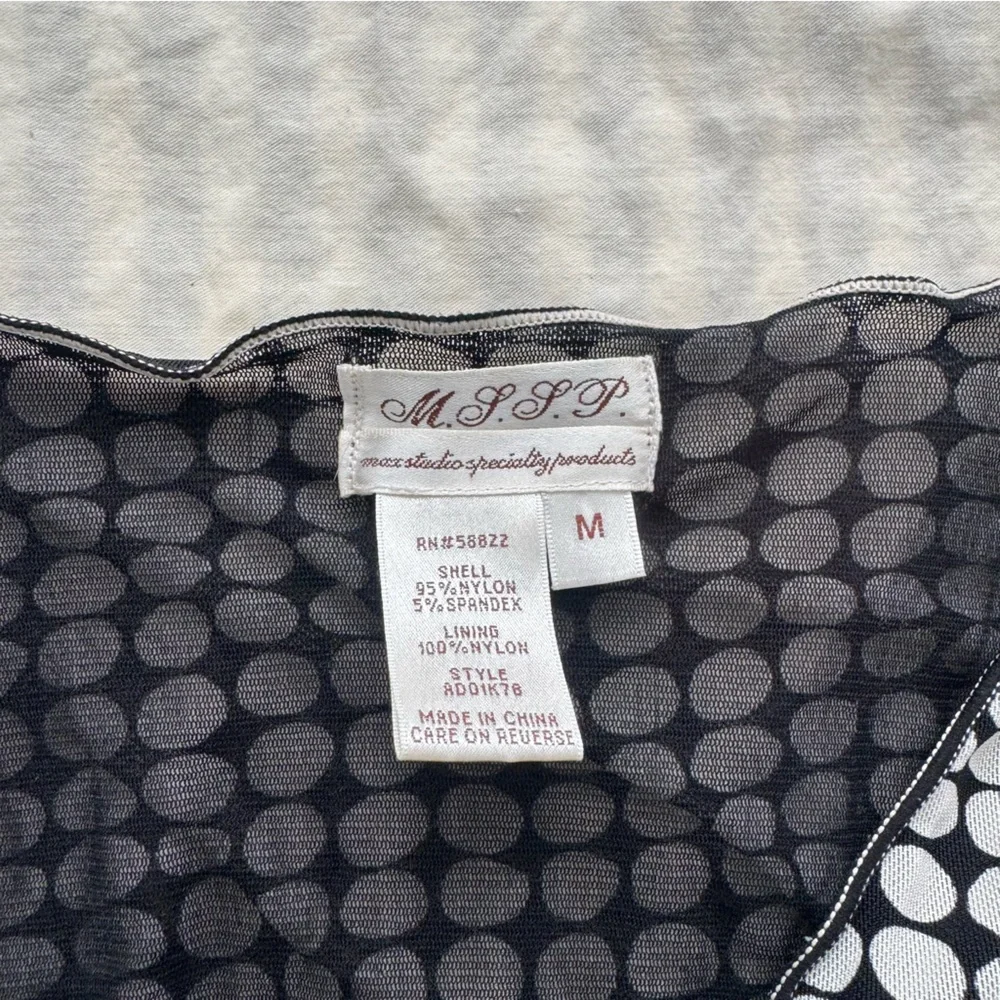 Polka dot mesh cami - Picture 3 of 4